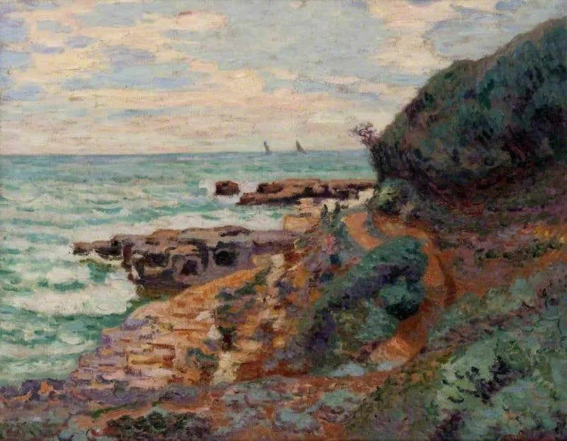 La côte à St Palais - Armand Guillaumin image 1 reproduction de peinture à l’huile