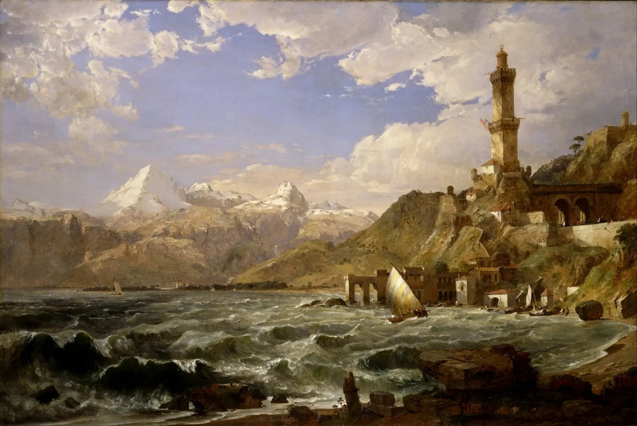 La Côte de Gênes - Jasper Francis Cropsey