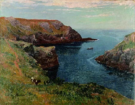 La Côte de l'île de Groix - Henry Moret image 1 reproduction réalisée par Alpha Reproduction