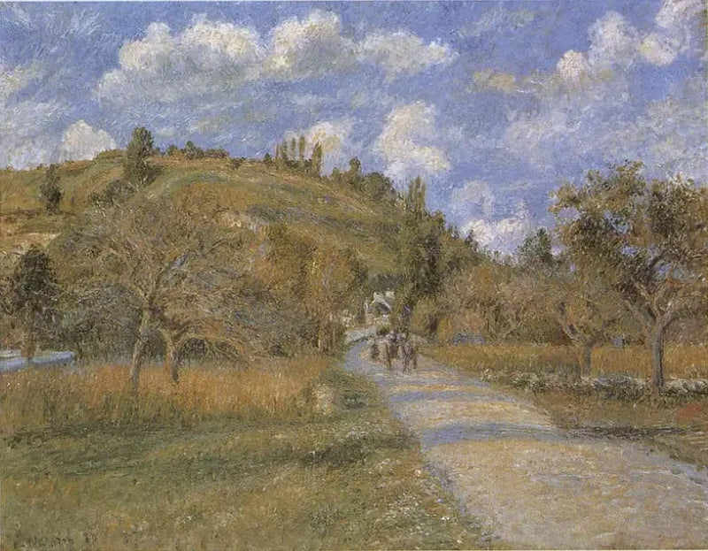 La côte du Valhermeil, Auvers-sur-Oise - Camille Pissarro