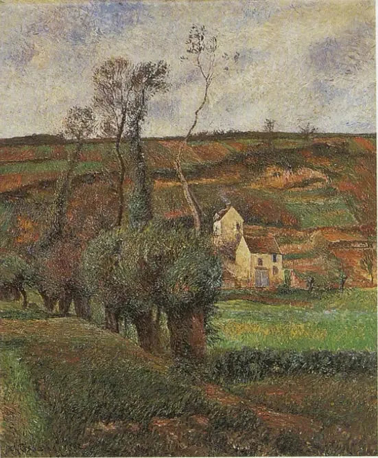La côte Lézard à Pontoise - Camille Pissarro image 1 tableau peint à l’huile sur toile