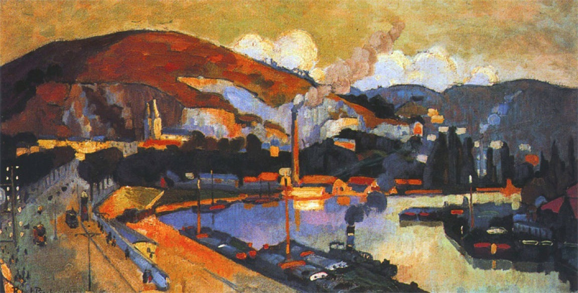 La Côte Sainte-Catherine - Robert Antoine Pinchon image 1 tableau peint à l’huile sur toile