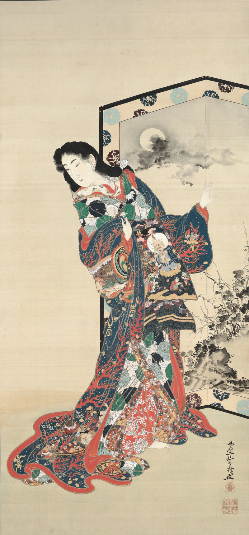 La Courtisane de l’enfer - Kawanabe Kyōsai