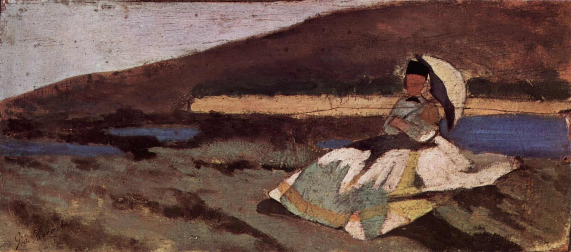 La cousine Argia - Giovanni Fattori