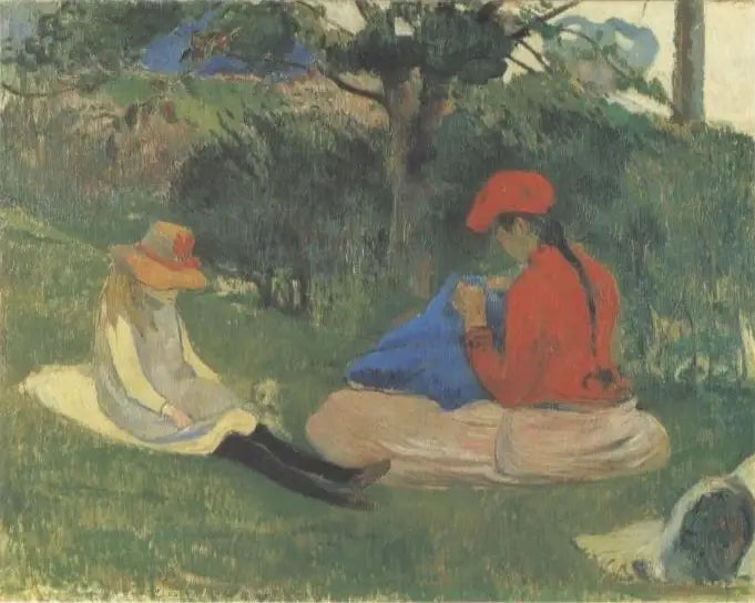 La Couture - Paul Gauguin image 1 reproduction artisanale de tableau