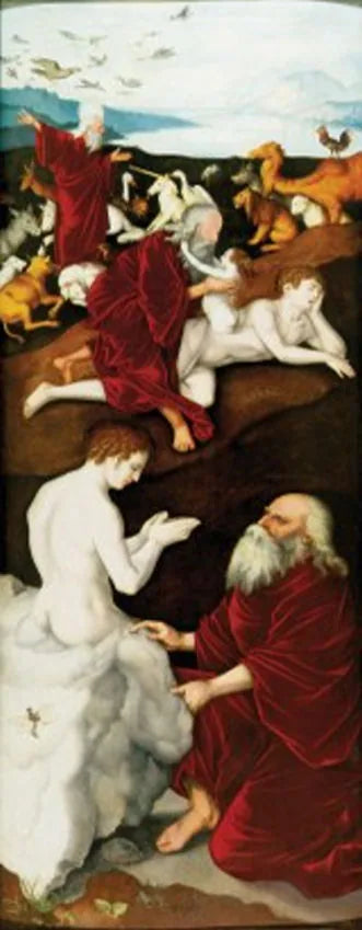 La Création des Hommes et Animaux - Hans Baldung Grien image 1 copie de tableau peinte à la main