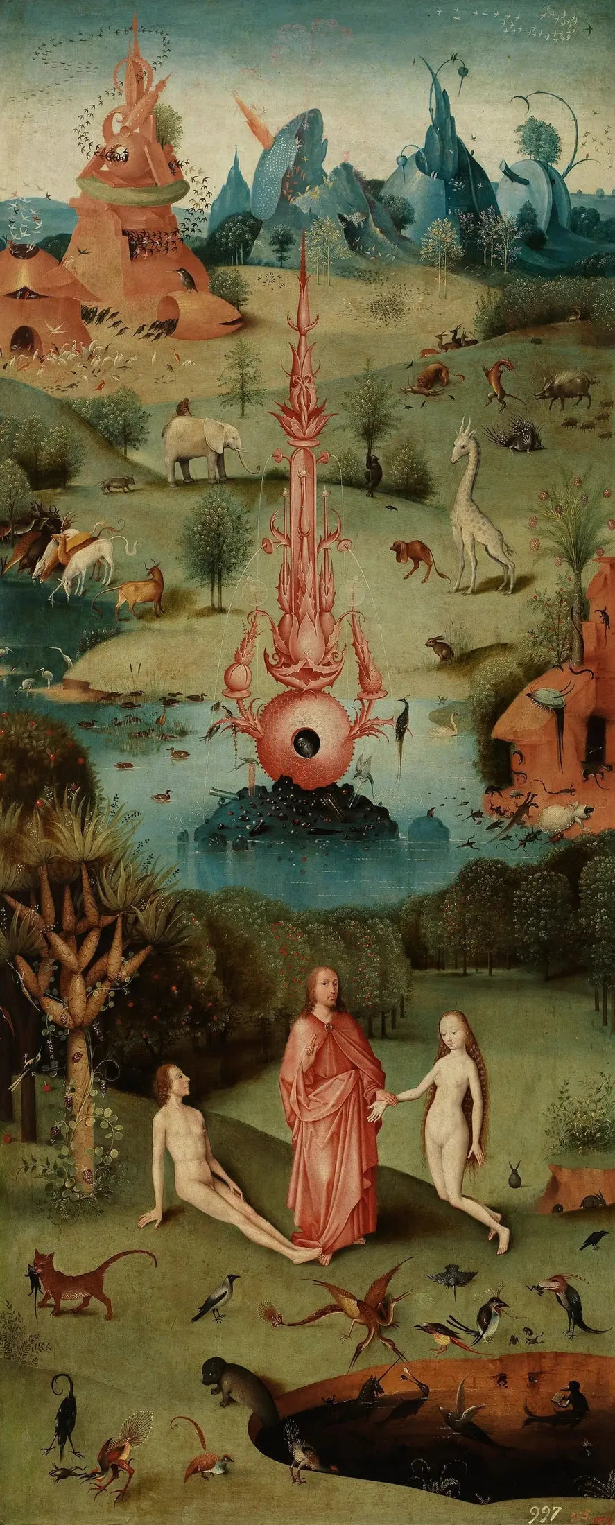 La Création - Hieronymus Bosch image 1 reproduction de peinture à l’huile