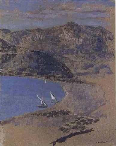 La crique - Édouard Vuillard image 1 reproduction de peinture à l’huile