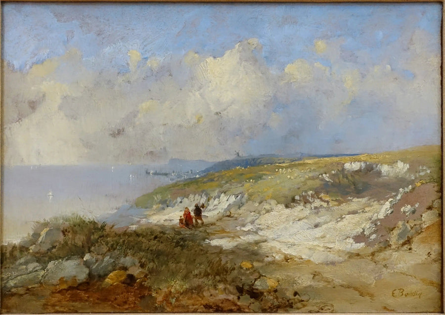 La crique - Eugène Boudin
