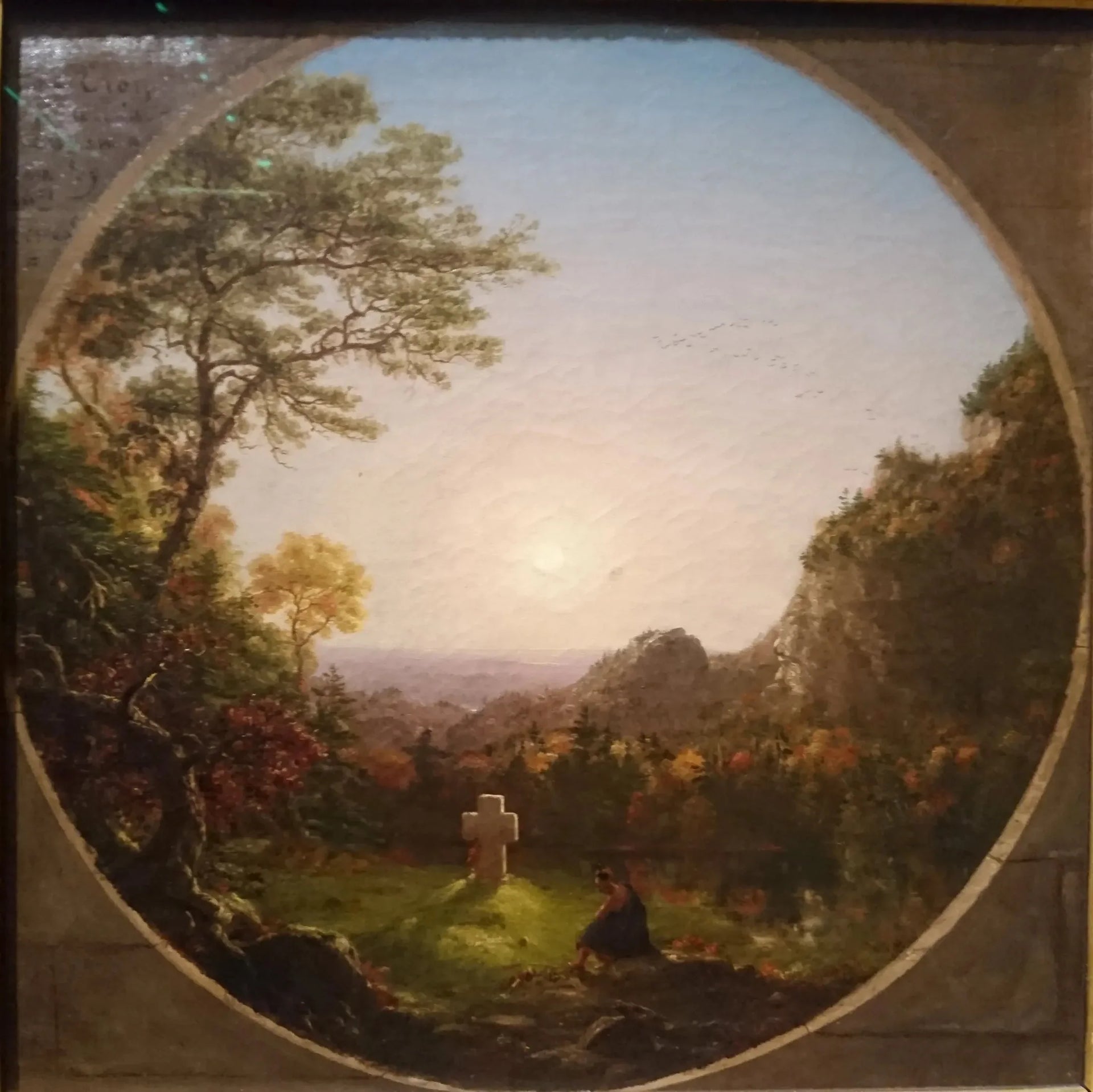 La Croix dans la solitude - Thomas Cole image 1 reproduction de peinture à l’huile