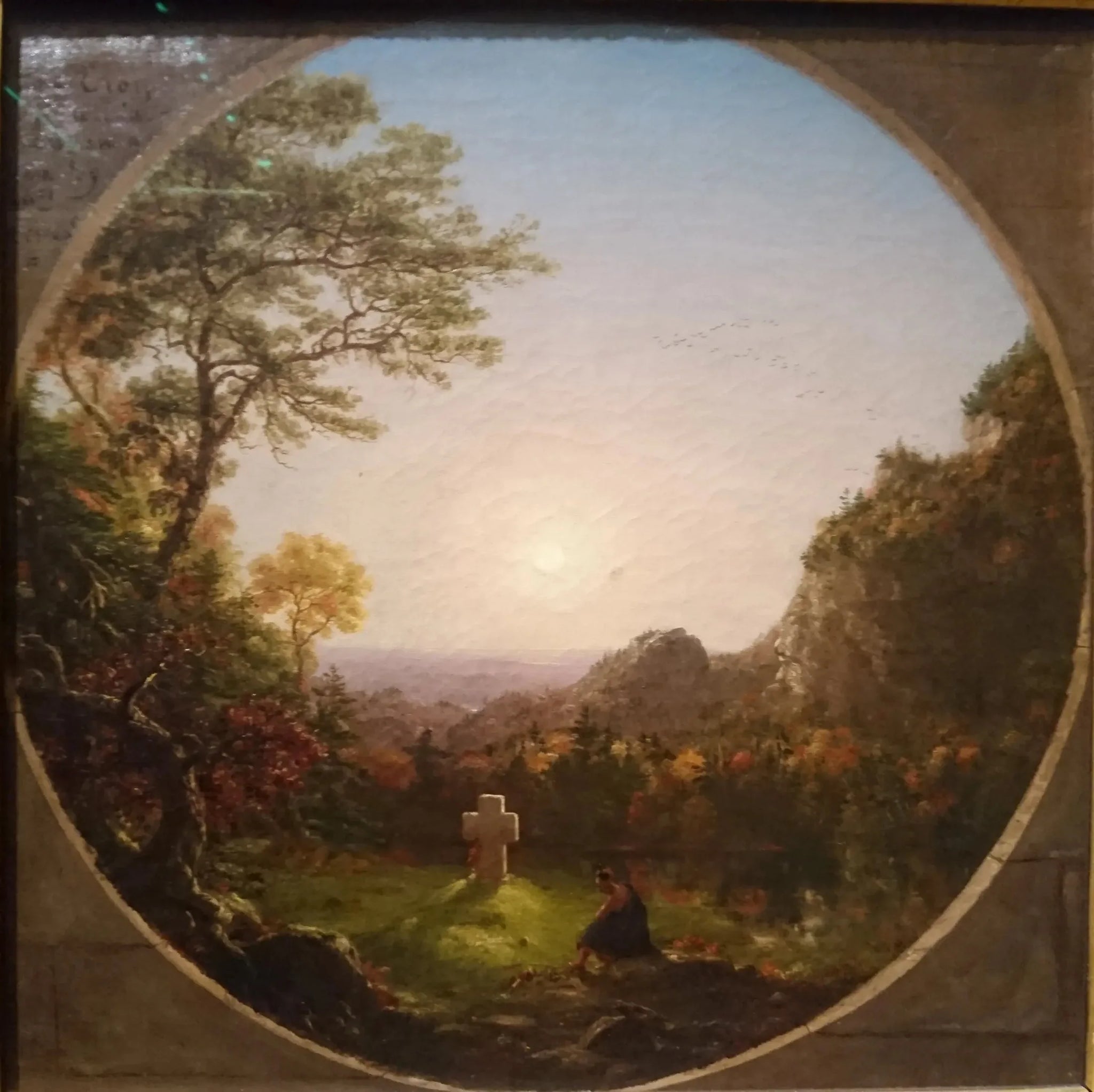 La Croix dans la solitude - Thomas Cole image 1 reproduction de peinture à l’huile