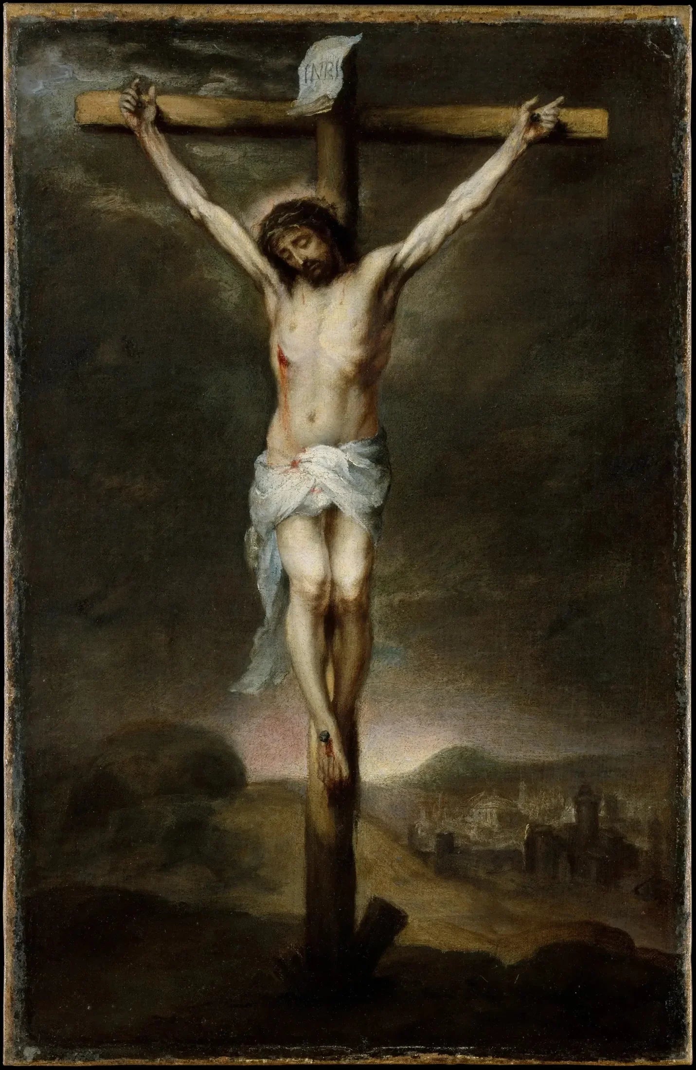 La Crucifixion - Bartolomé Esteban Murillo image 1 reproduction de peinture à l’huile