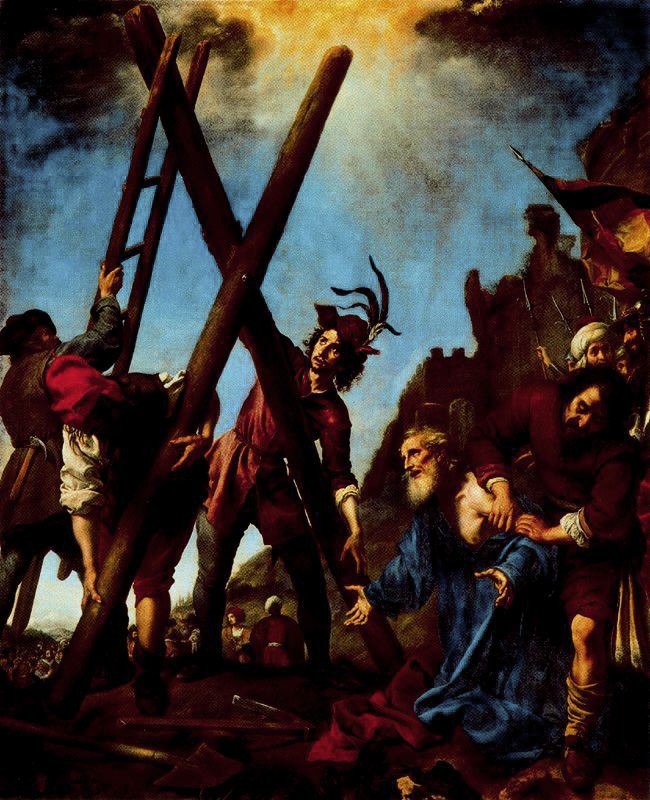 La Crucifixion de Saint André - Carlo Dolci image 1 reproduction artisanale de tableau