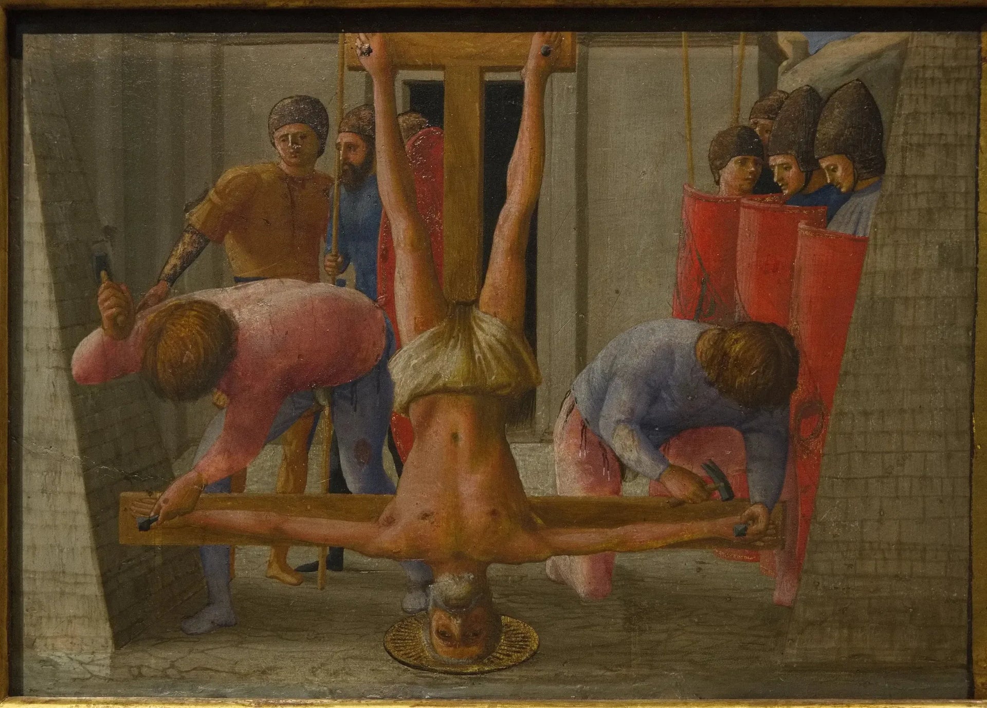 La Crucifixion de Saint Pierre - Masaccio image 1 tableau peint à l’huile sur toile