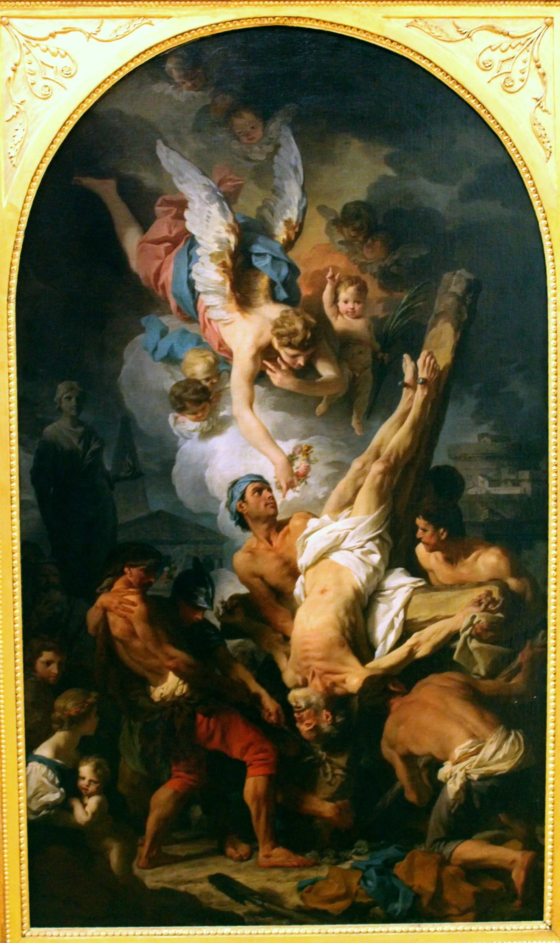 La crucifixion de Saint Pierre - Pierre Subleyras image 1 reproduction de peinture à l’huile