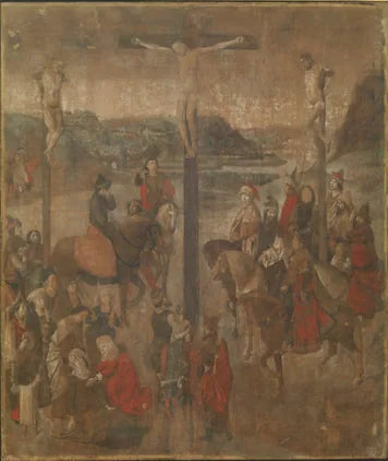 La Crucifixion - Dirk Bouts image 1 tableau peint à l’huile sur toile