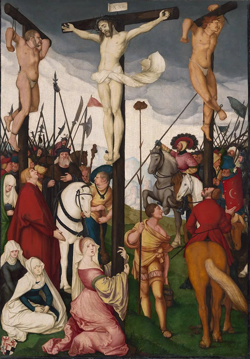 La crucifixion du Christ - Hans Baldung Grien image 1 reproduction artisanale de tableau