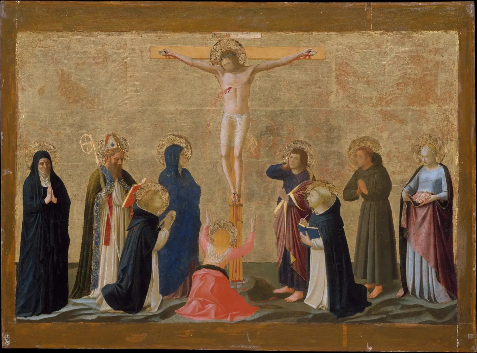 La Crucifixion - Fra Angelico image 1 copie de tableau peinte à la main