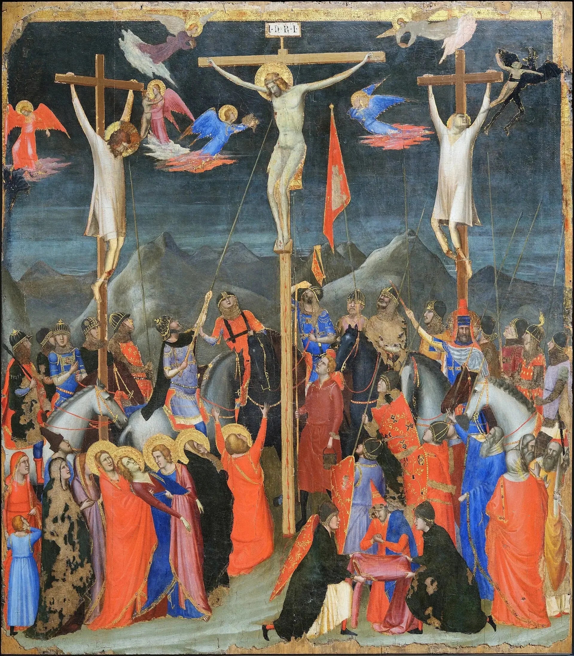 La Crucifixion - Giotto image 1 reproduction de peinture à l’huile