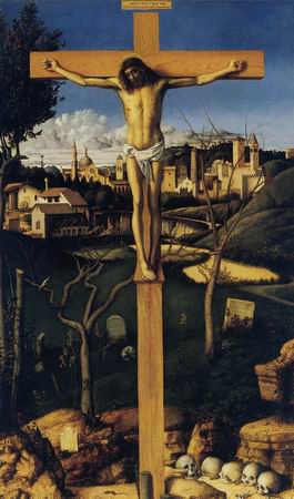 La Crucifixion - Giovanni Bellini image 1 copie de tableau peinte à la main