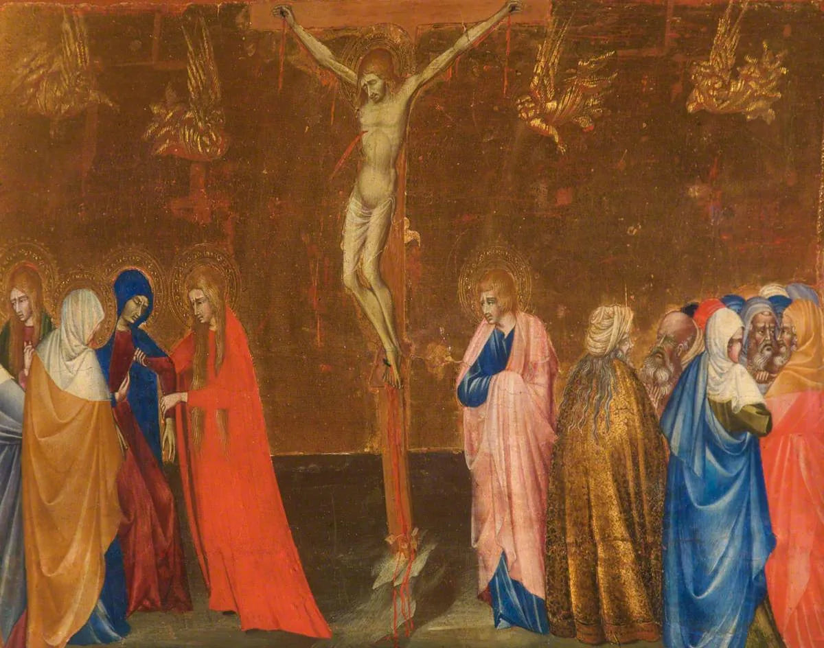 La Crucifixion - Giovanni di Paolo image 1 tableau peint à l’huile sur toile