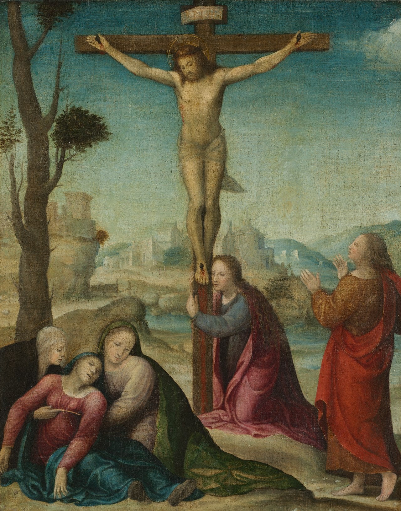 La Crucifixion - Il Sodoma (Giovanni Antonio Bazzi) image 1 reproduction artisanale de tableau