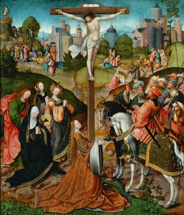 La Crucifixion - Jacob Cornelisz van Oostsanen image 1 reproduction réalisée par Alpha Reproduction
