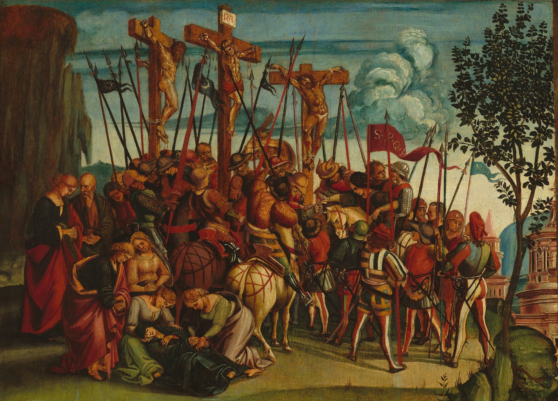 La Crucifixion - Luca Signorelli image 1 reproduction de peinture à l’huile