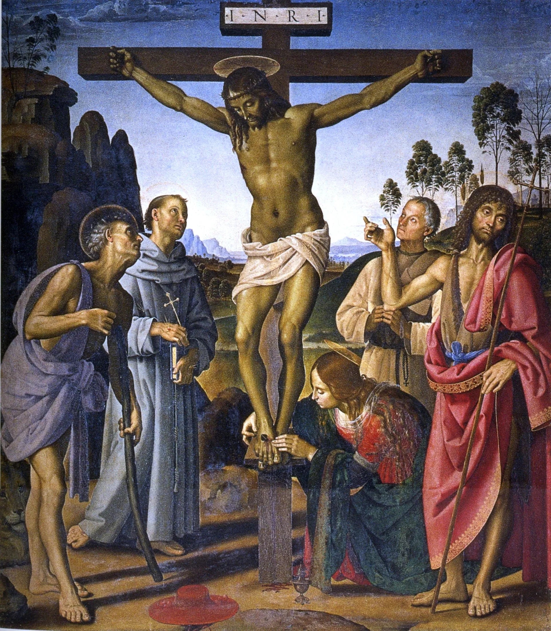 La Crucifixion - Luca Signorelli image 1 copie de tableau peinte à la main