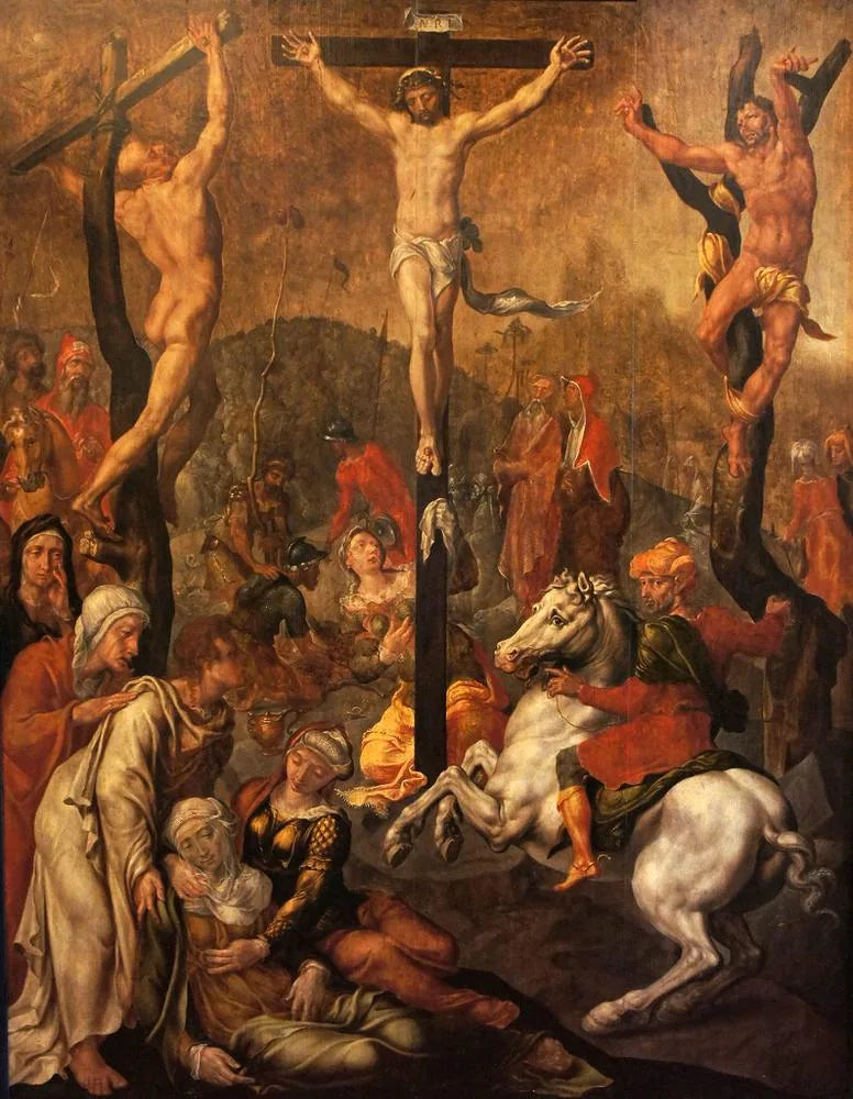 La Crucifixion - Maarten van Heemskerck image 1 tableau peint à l’huile sur toile