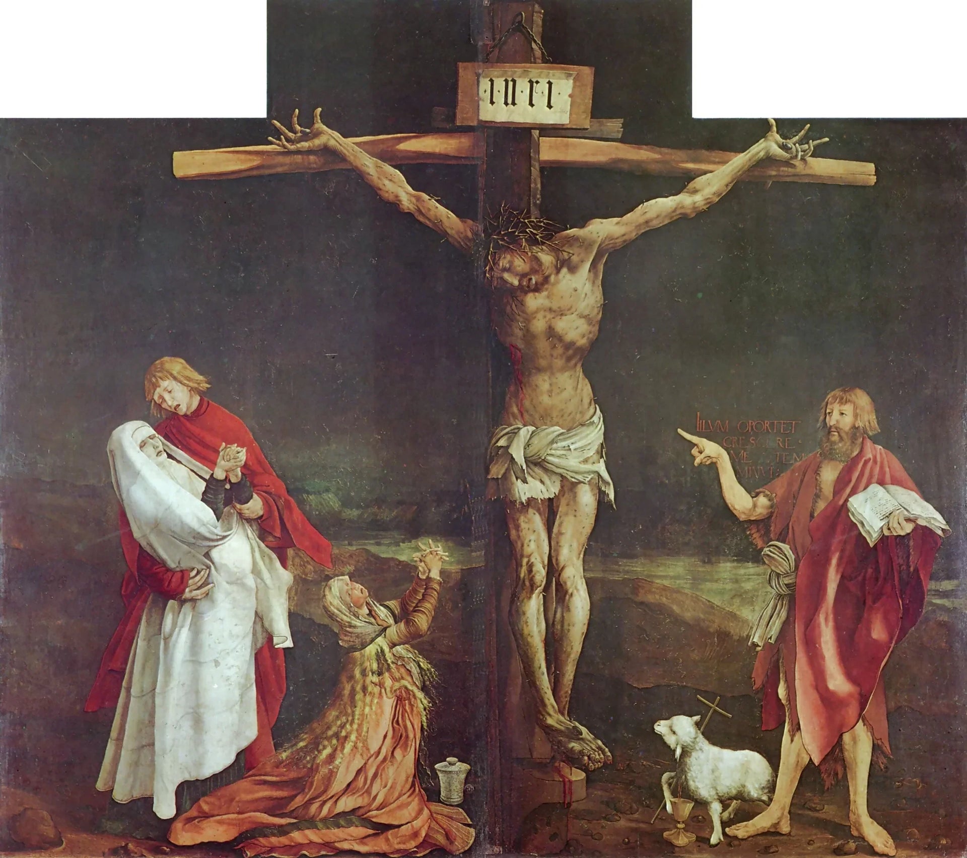 La Crucifixion - Matthias Grünewald image 1 reproduction de peinture à l’huile
