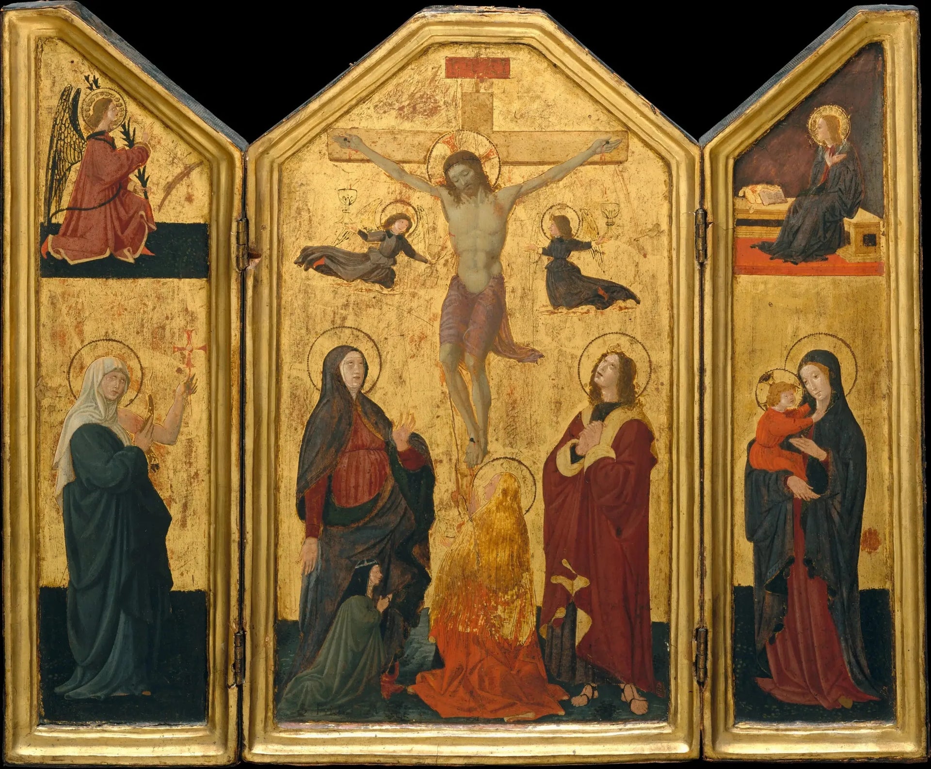 La Crucifixion - Paolo Uccello image 1 copie peinte à la main à l’huile