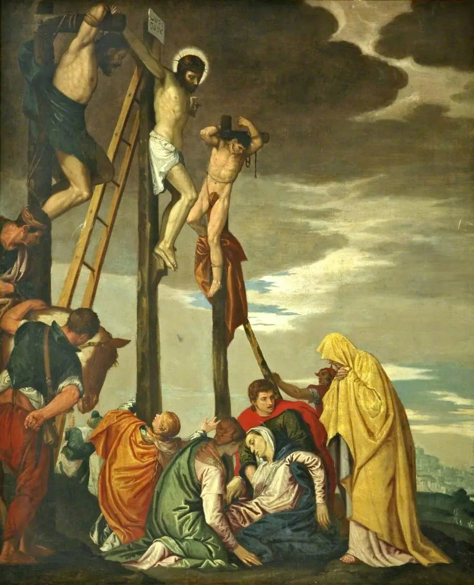 La Crucifixion - Paul Véronèse image 1 copie de tableau peinte à la main