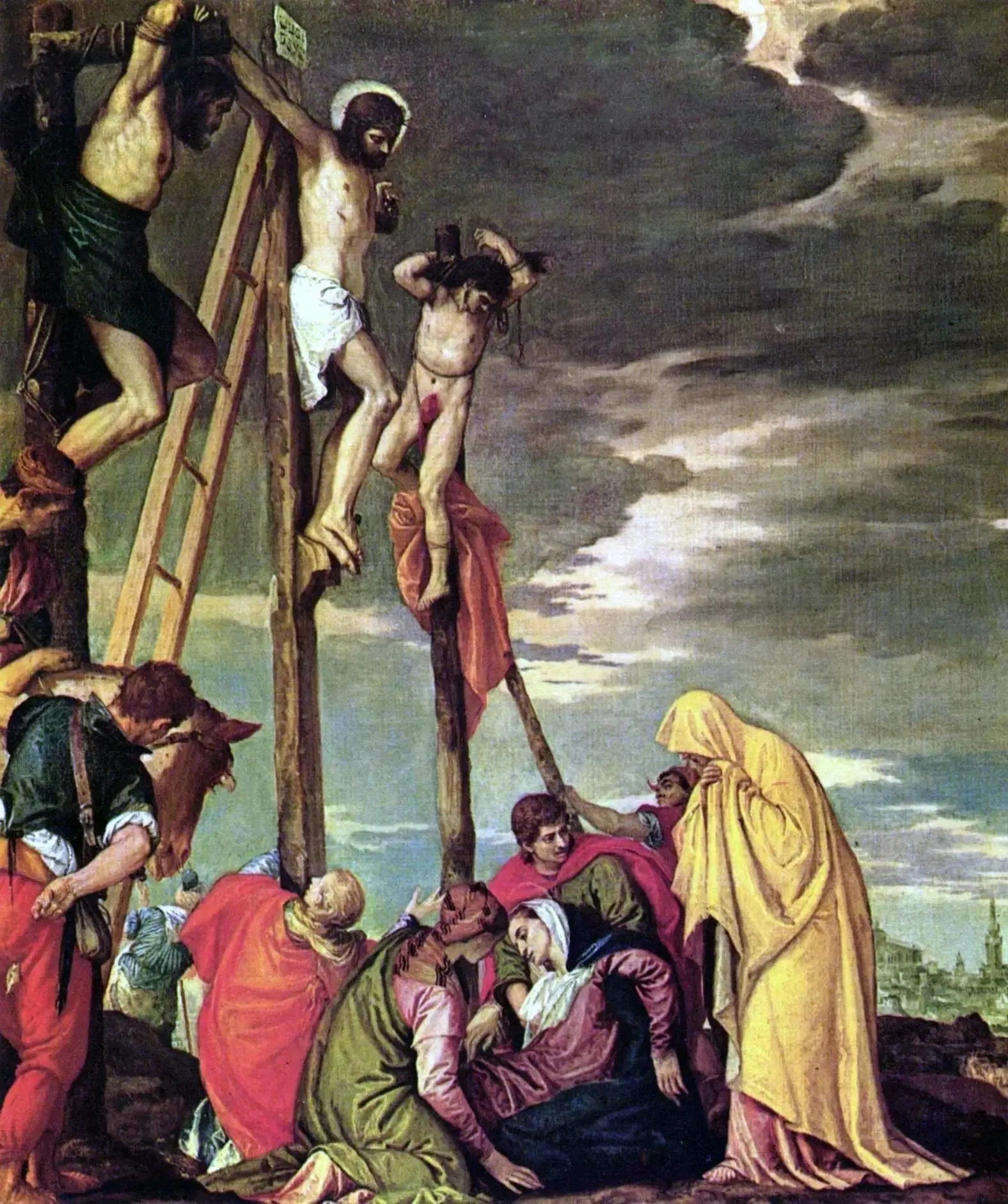 La Crucifixion - Paul Véronèse image 1 reproduction artisanale de tableau