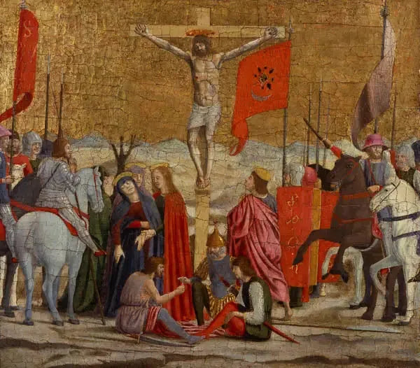 La Crucifixion - Piero della Francesca image 1 copie peinte à la main à l’huile