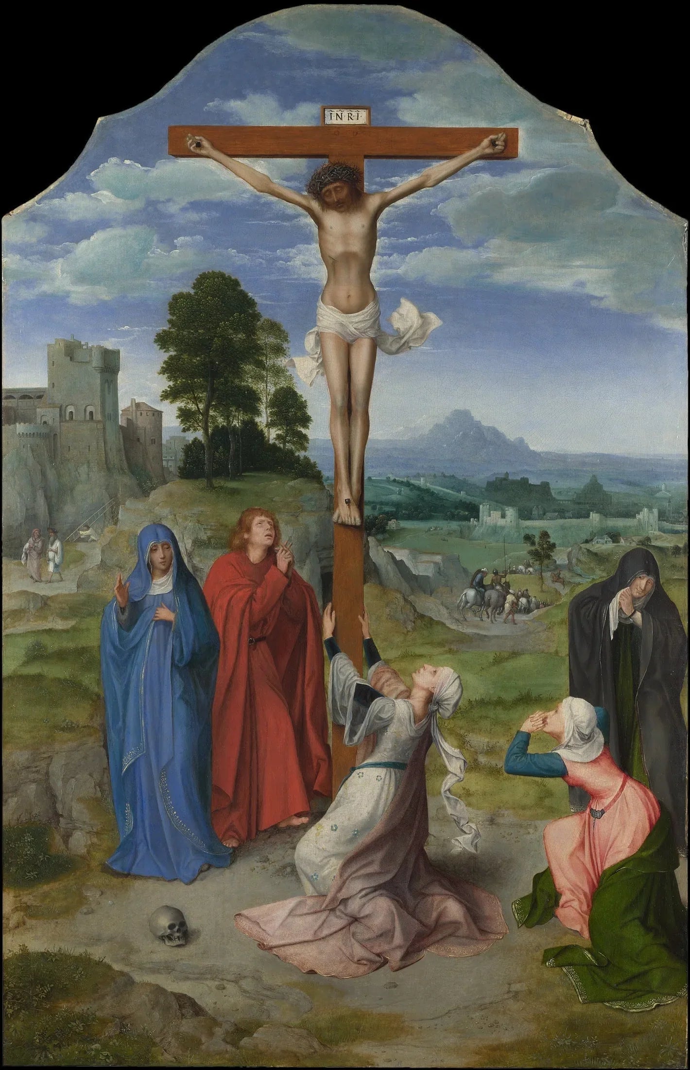 La Crucifixion - Quentin Metsys image 1 copie de tableau peinte à la main