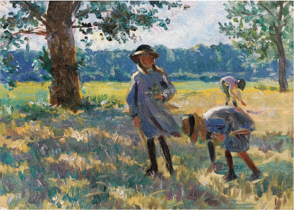 La cueillette des fleurs - Henri Lebasque image 1 reproduction réalisée par Alpha Reproduction