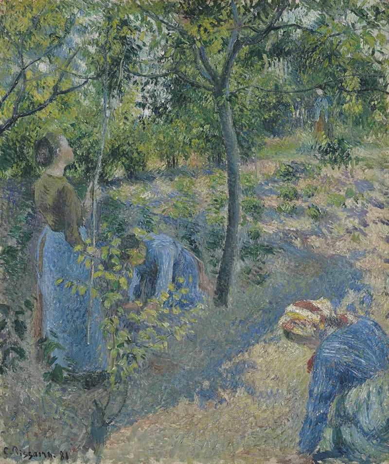 La cueillette des pommes - Camille Pissarro