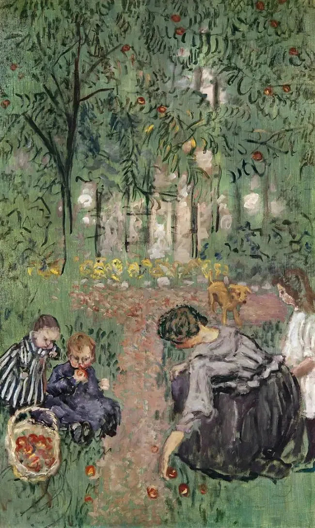 La Cueillette des pommes - Pierre Bonnard image 1 reproduction artisanale de tableau