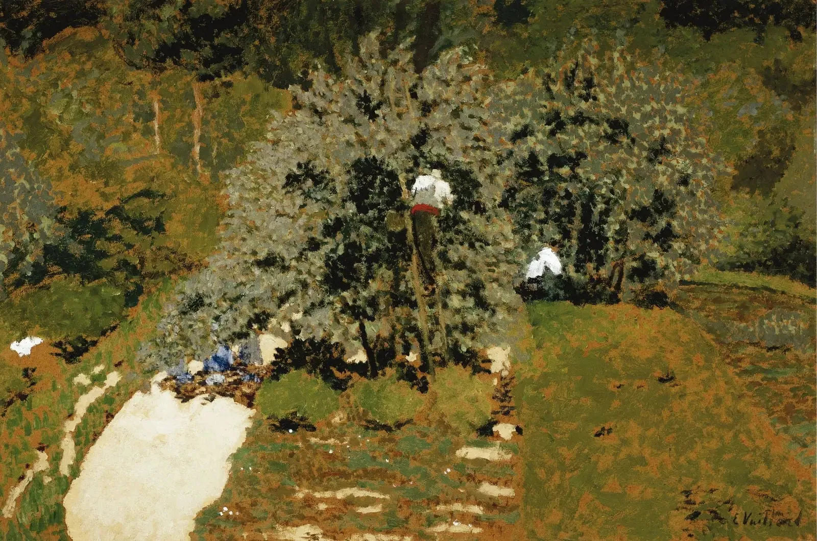 La Cueillette - Édouard Vuillard image 1 reproduction artisanale de tableau