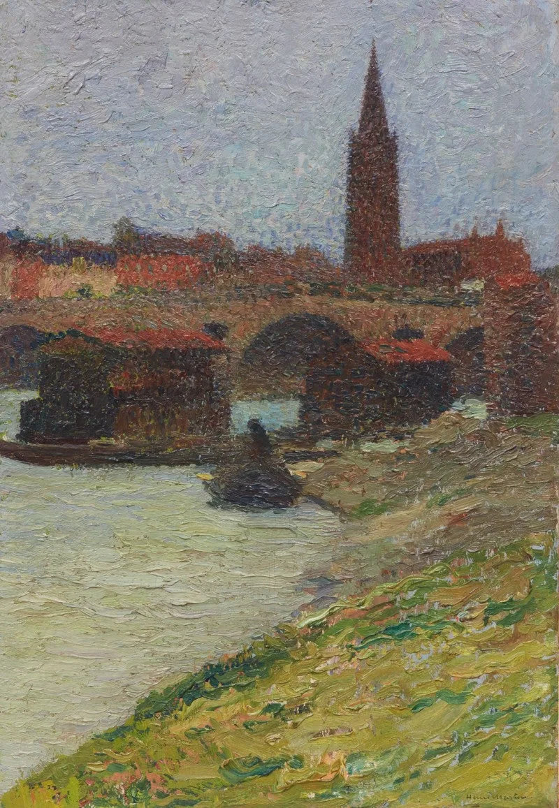 La Dalbade, Toulouse - Henri-Jean Guillaume Martin image 1 copie peinte à la main à l’huile