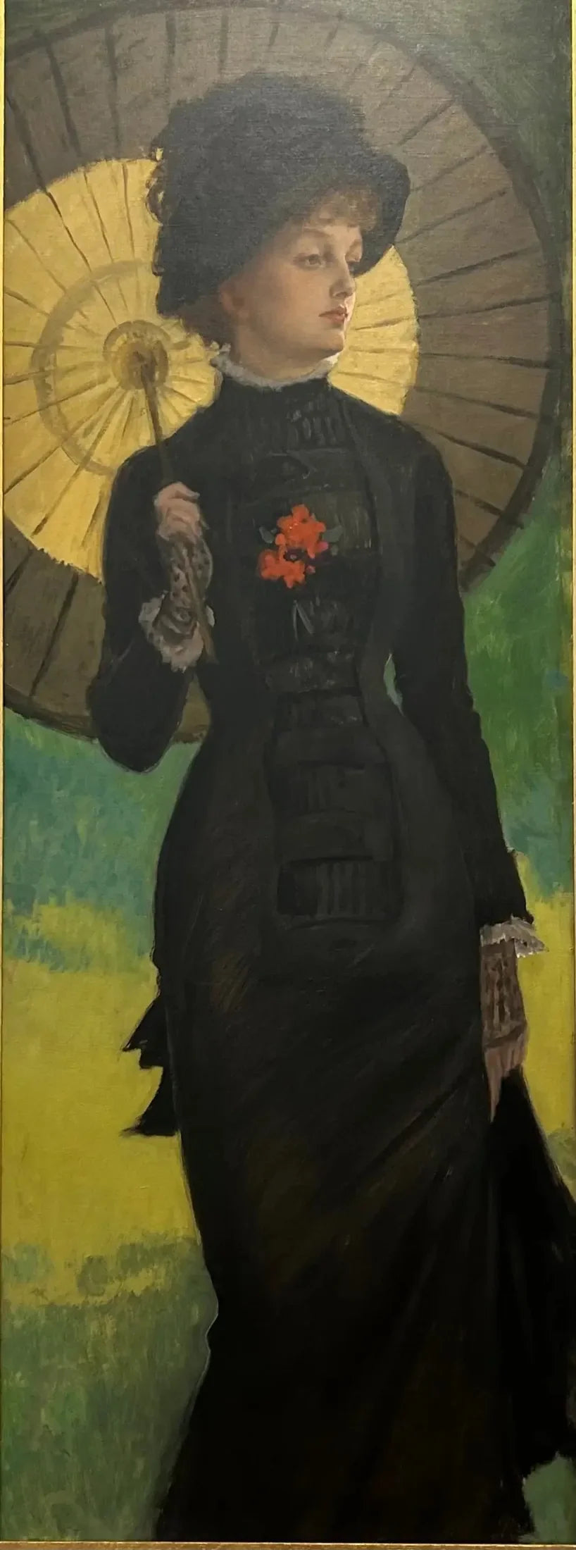 La Dame à l'ombrelle - James Tissot image 1 reproduction de peinture à l’huile