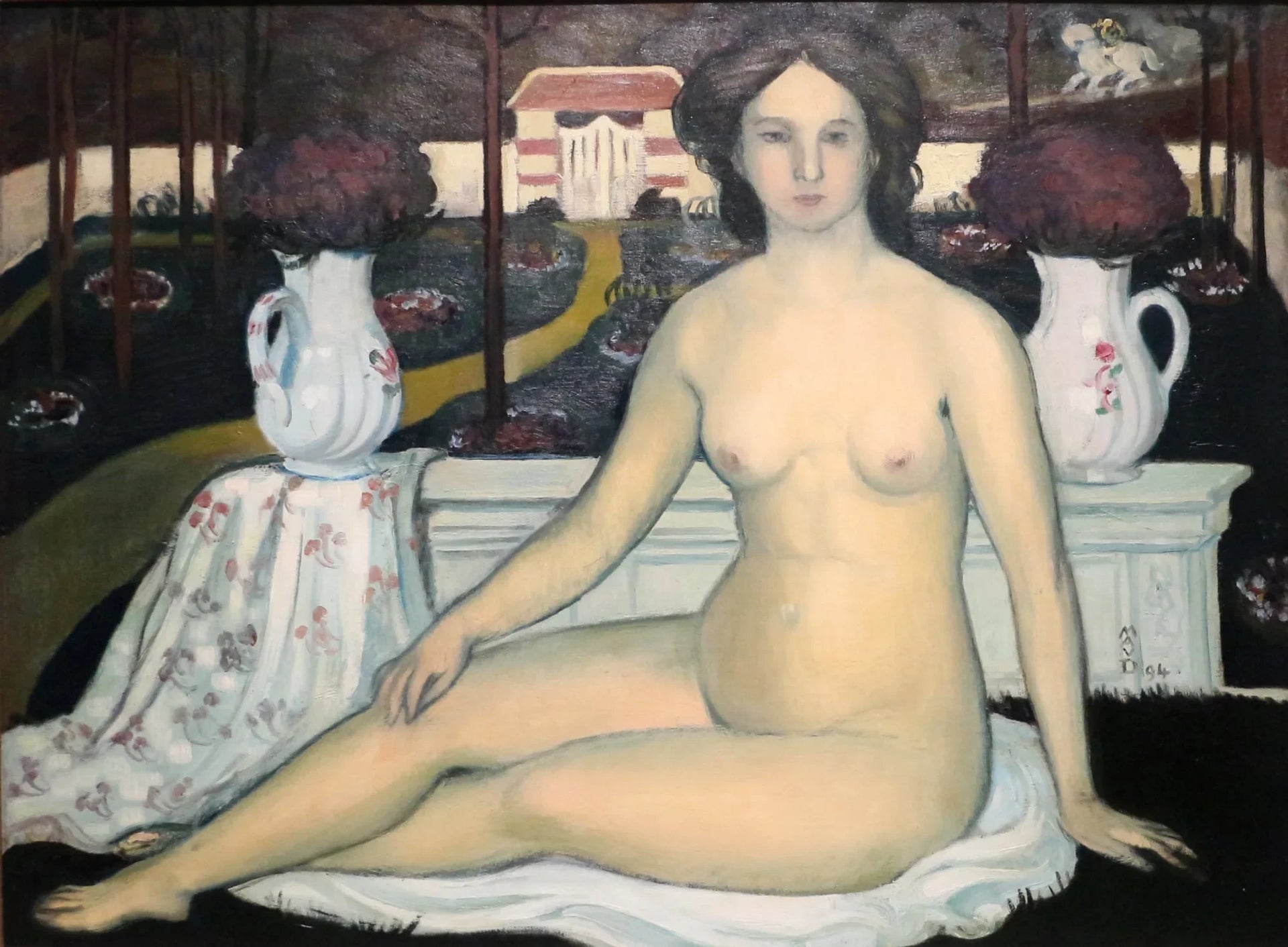 La Dame au jardin clos - Maurice Denis image 1 tableau peint à l’huile sur toile