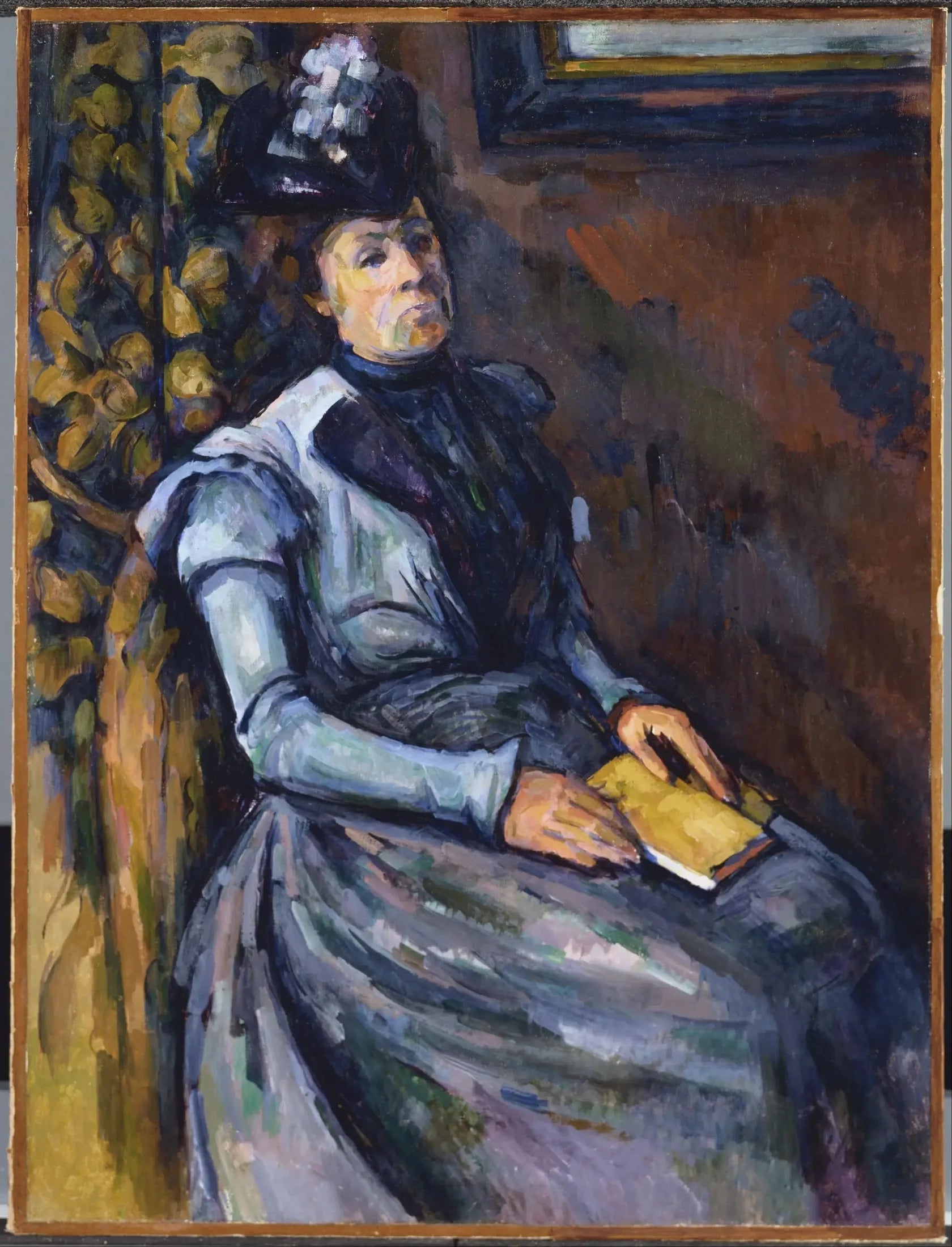 La Dame au livre - Paul Cézanne image 1 copie peinte à la main à l’huile