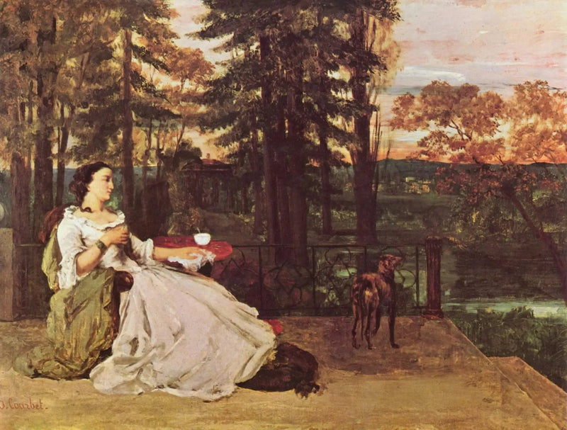 La Dame de Francfort - Gustave Courbet