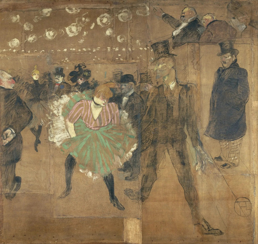 La Danse au Moulin-Rouge - Henri de Toulouse-Lautrec