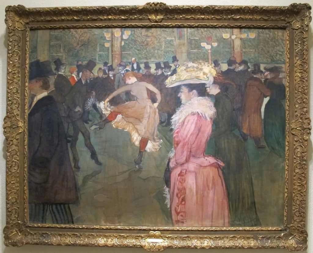 La Danse au Moulin-Rouge - Henri de Toulouse-Lautrec image 2 reproduction d’œuvre d’art à l’huile