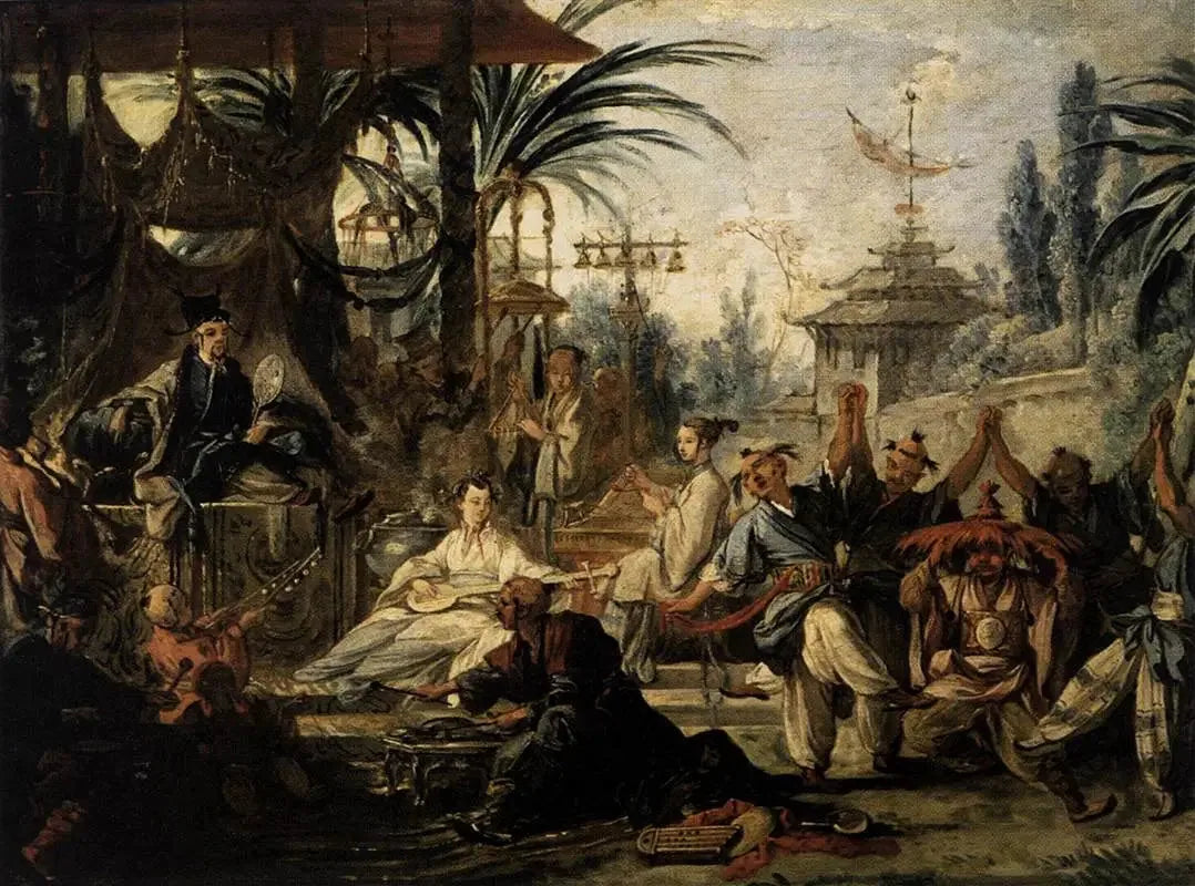 La Danse chinoise - François Boucher image 1 reproduction artisanale de tableau