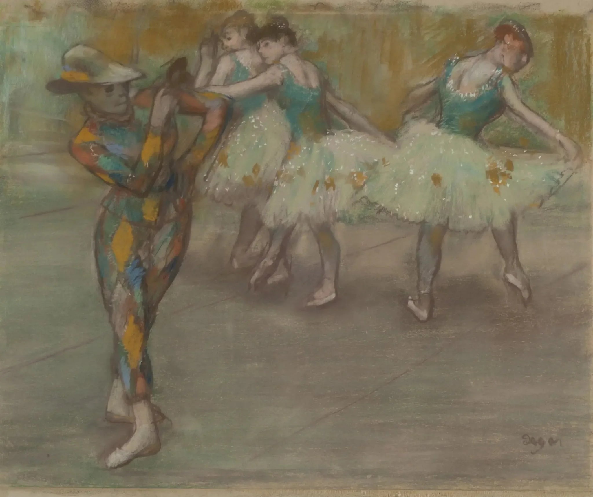 La Danse d'Arlequin - Edgar Degas image 1 reproduction réalisée par Alpha Reproduction