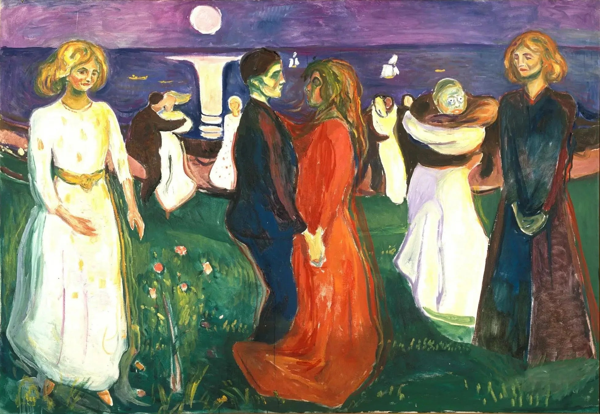 La Danse de la vie - Edvard Munch image 1 copie de tableau peinte à la main